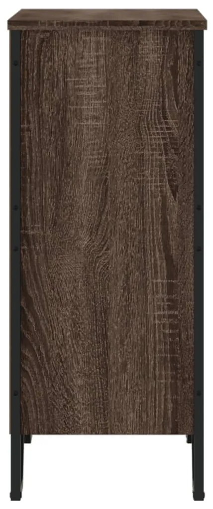 Estante 80x31x74,5 cm derivados de madeira carvalho castanho