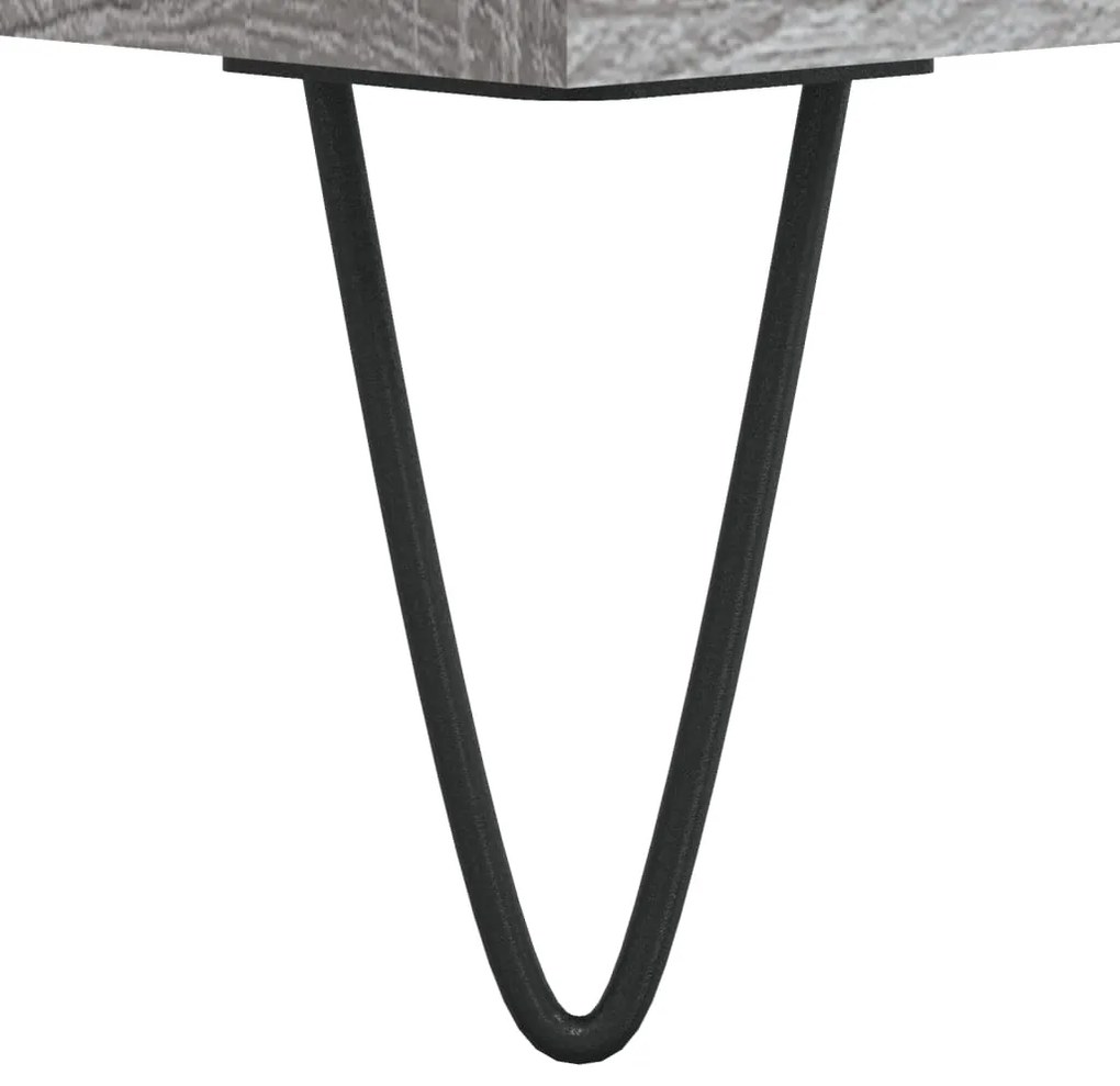 Móvel de TV 100x34,5x44,5 cm derivados madeira cinzento sonoma