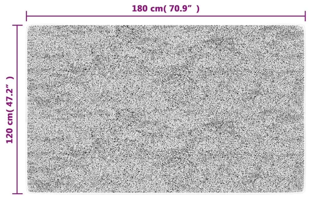 Tapete lavável antiderrapante 120x180 cm bege