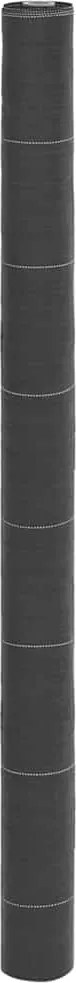 vidaXL Tela para ervas daninhas 1,5x50 m PP preto