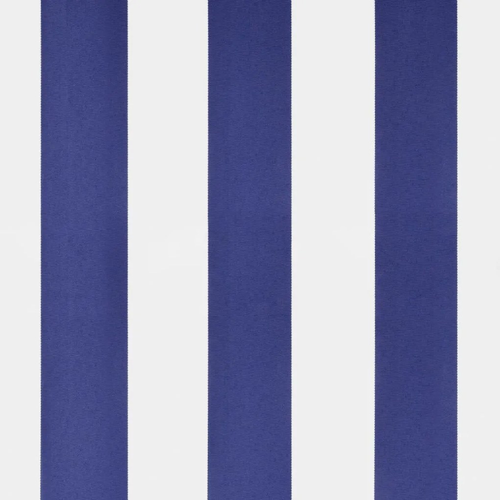 Toldo de pé 300x300 cm tecido e aço azul e branco