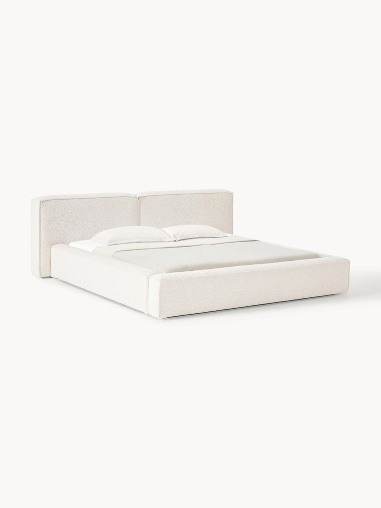 Bouclé Upholstered Bed Lennon