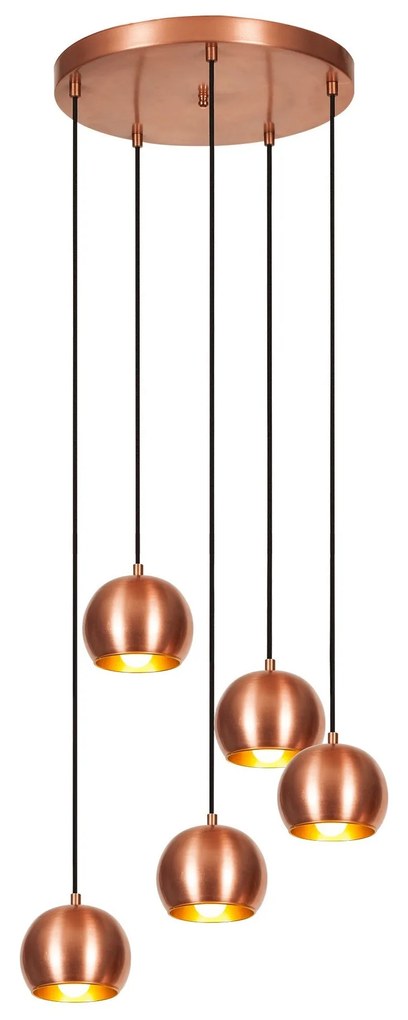 Chandelier Sivani – Cobre – Ø 48 cm x A 108 cm