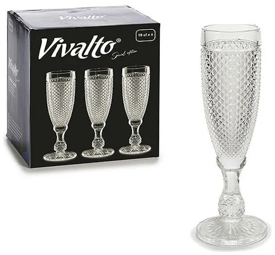 Taça Vivalto Cristal (7 x 20 x 7 cm) (185 ml)