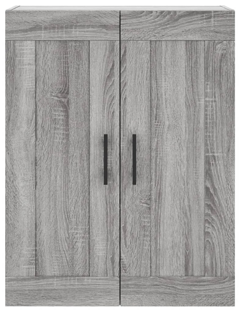 Armário alto 69,5x34x180 cm derivados de madeira sonoma cinza