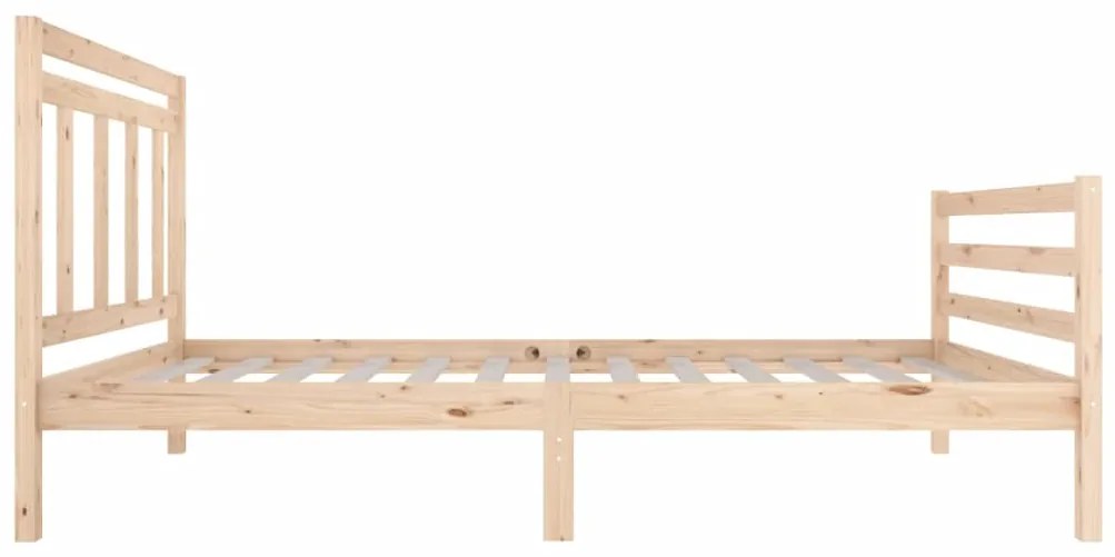 Estrutura de cama 100x200 cm madeira maciça