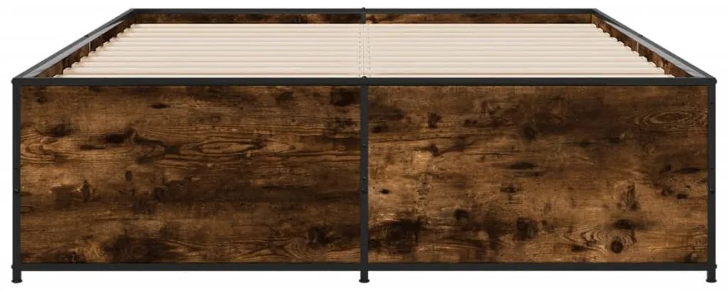 Estrutura de cama 120x200 cm derivados madeira/metal