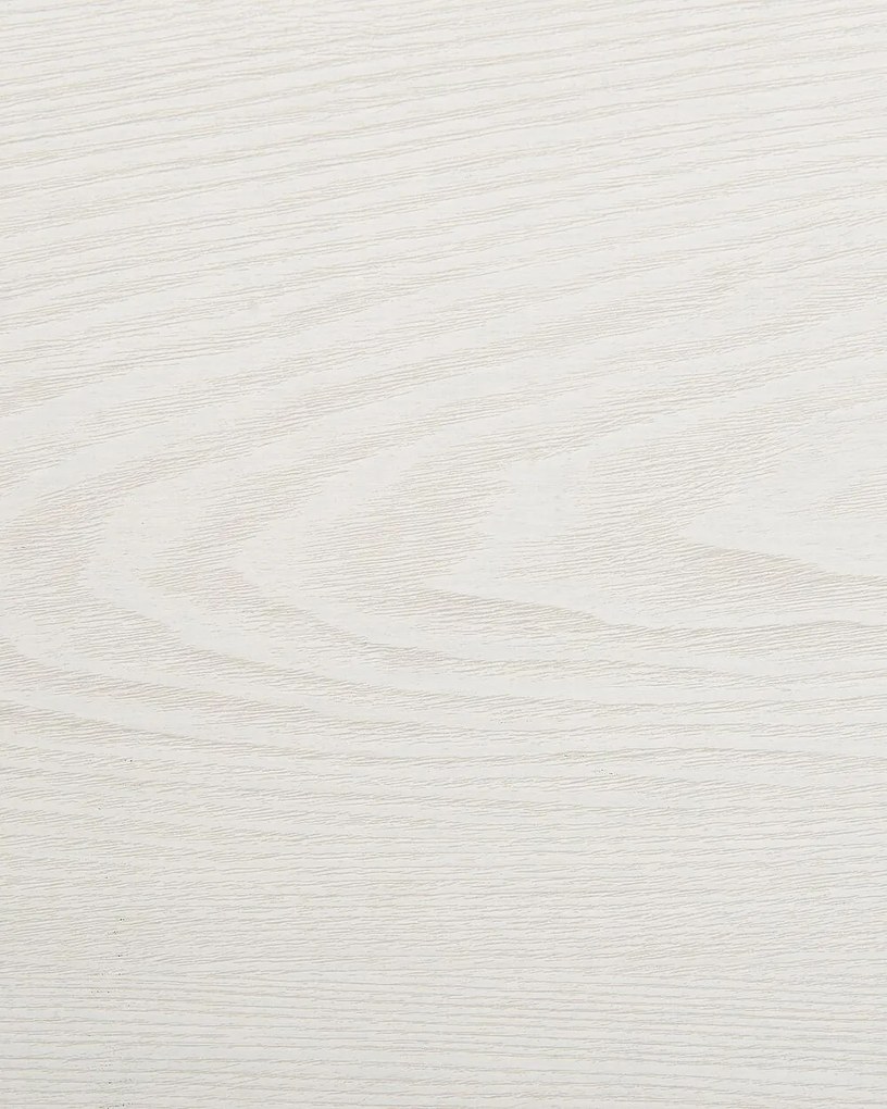 Secretária cor de madeira clara e branca 90 x 60 cm ANAH Beliani