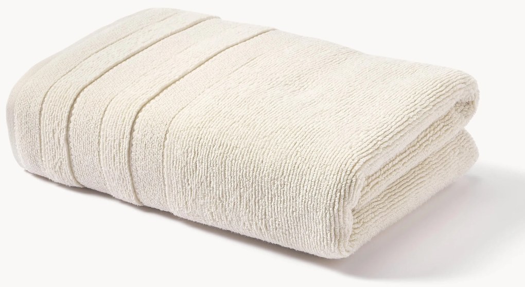 Toalha com bordado às riscas Luxe, vários tamanhos