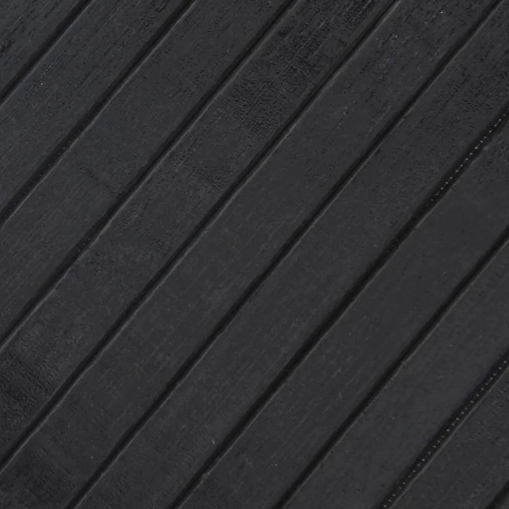 Tapete retangular 100x1000 cm bambu cinzento