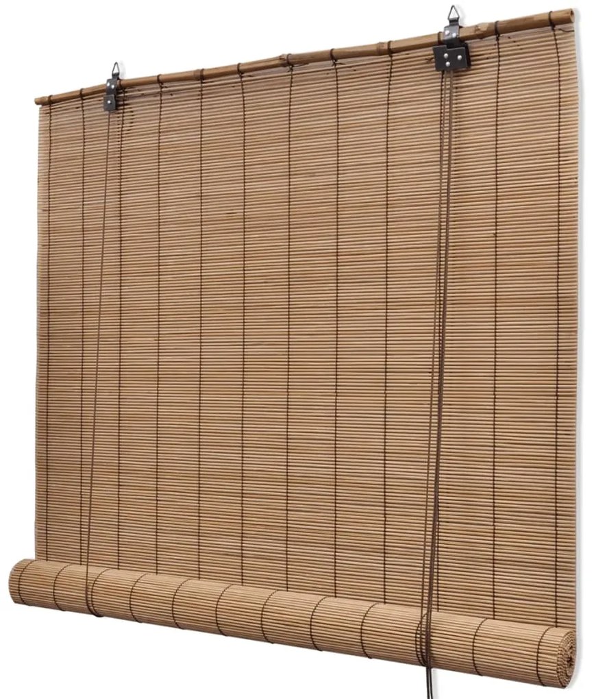 Estore de bambu castanho 80 x 160 cm