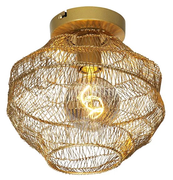 Candeeiro de teto oriental dourado 25 cm - Vadi Oriental
