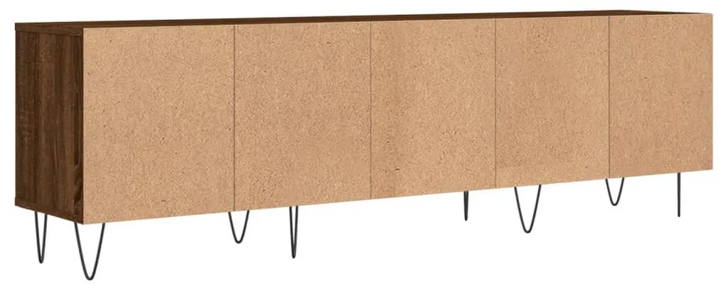 Móvel TV 150x30x44,5 cm derivados de madeira carvalho castanho