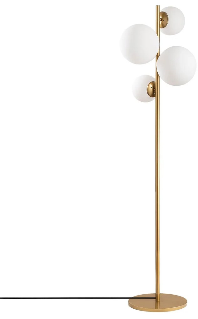 Candeeiro de Pé Fazli – Dourado – 33 x 33 x 162 cm