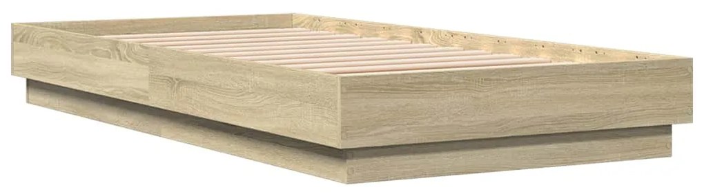 Estrutura cama s/ colchão derivados de madeira carvalho sonoma