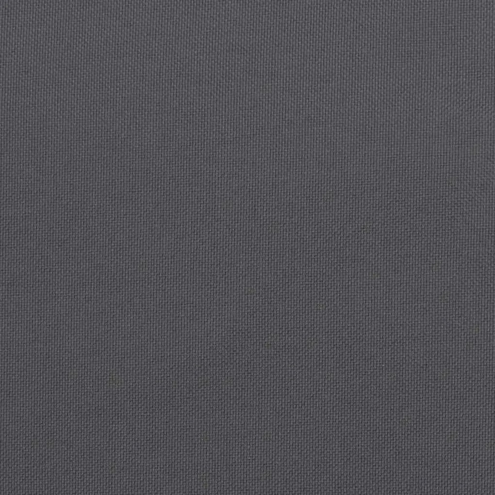 Almofadão banco jardim 180x(50+50)x7cm tecido oxford antracite