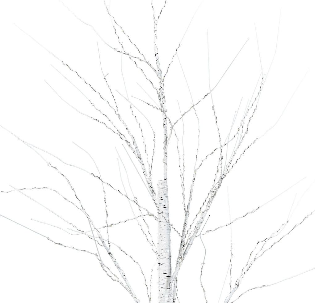 Árvore decorativa de Natal com LED 160 cm branca LAPPI Beliani