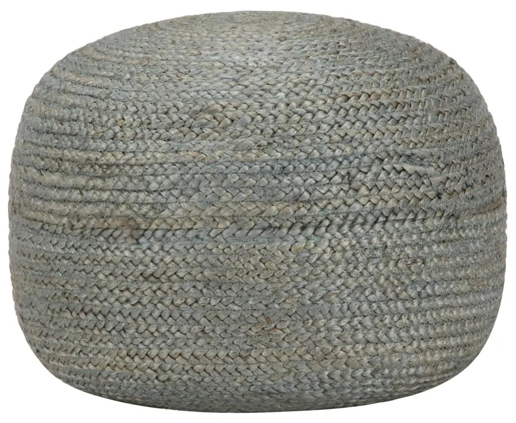 Pufe Artesanal 45x30 cm Juta Verde Azeitona