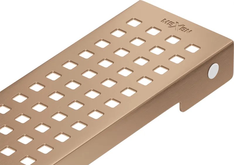 Mexen Flat M08 coberta para ralo linear 90 cm, cobre escovado - 1C25090