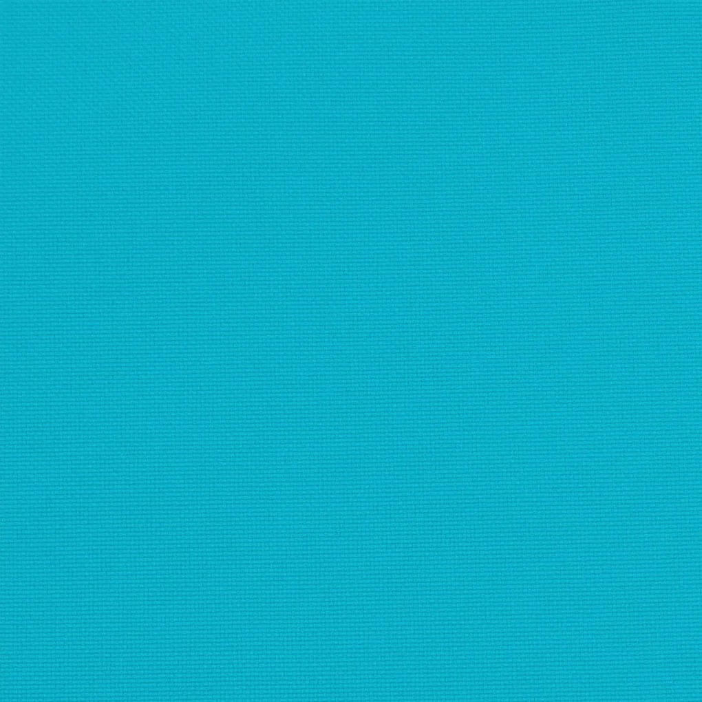 Almofadões p/ banco de jardim 2 pcs 100x50x7 cm tecido turquesa