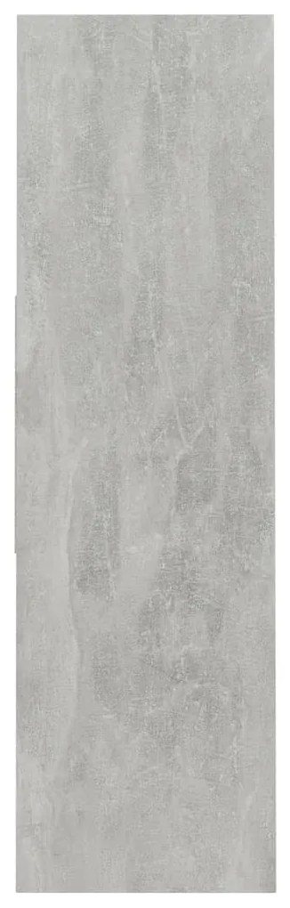 Estante 97,5x29,5x100 cm derivados de madeira cinzento cimento