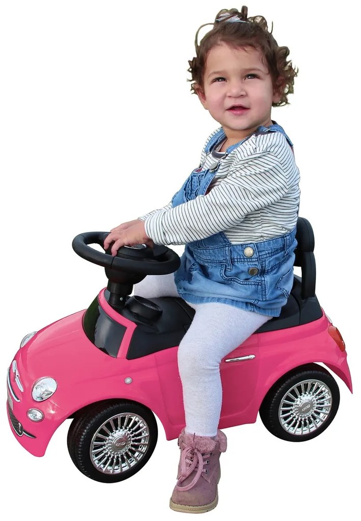 Andarilho bebés Carro Fiat 500 Rosa