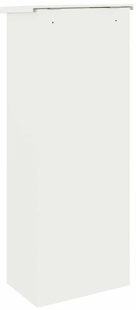 Caixa para entrega de pacotes Branco 44,5 x 29 x 110,5 cm Aço