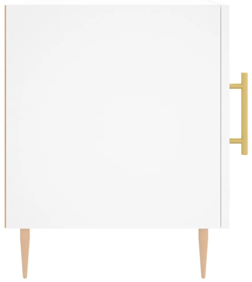 Mesa cabeceira 40x40x50 cm derivados de madeira branco