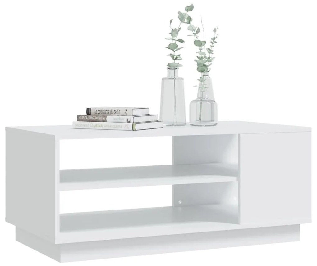 Mesa de centro 102x55x43 cm aglomerado branco