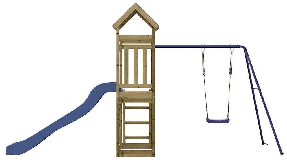 Conjunto de brincar para exterior madeira de pinho impregnada
