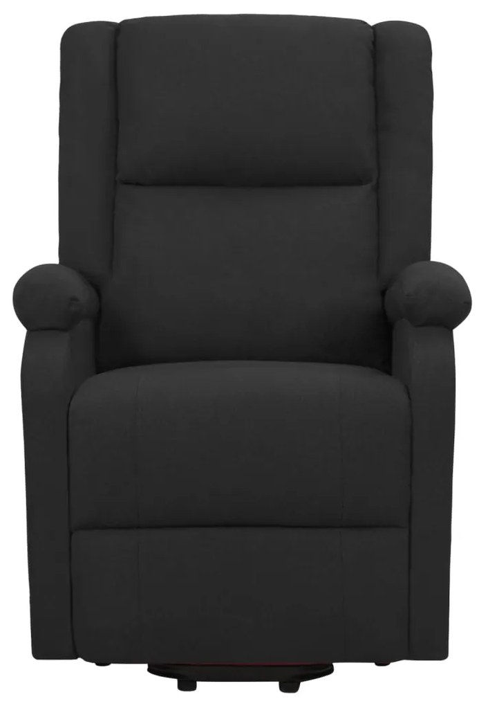 Poltrona de massagens elevatória tecido preto