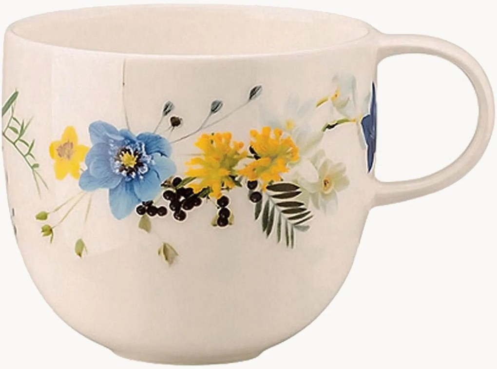 Chávenas de café Brillance Fleurs Des Alpes, conjunto de 6