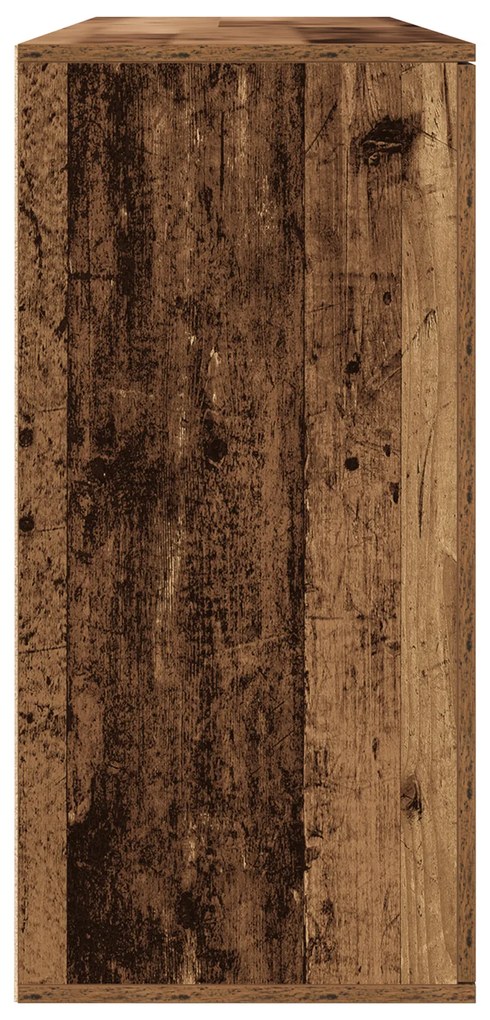 Cristaleiras 2 pcs Madeira Velha 79x38x80 cm Madeira Derivada