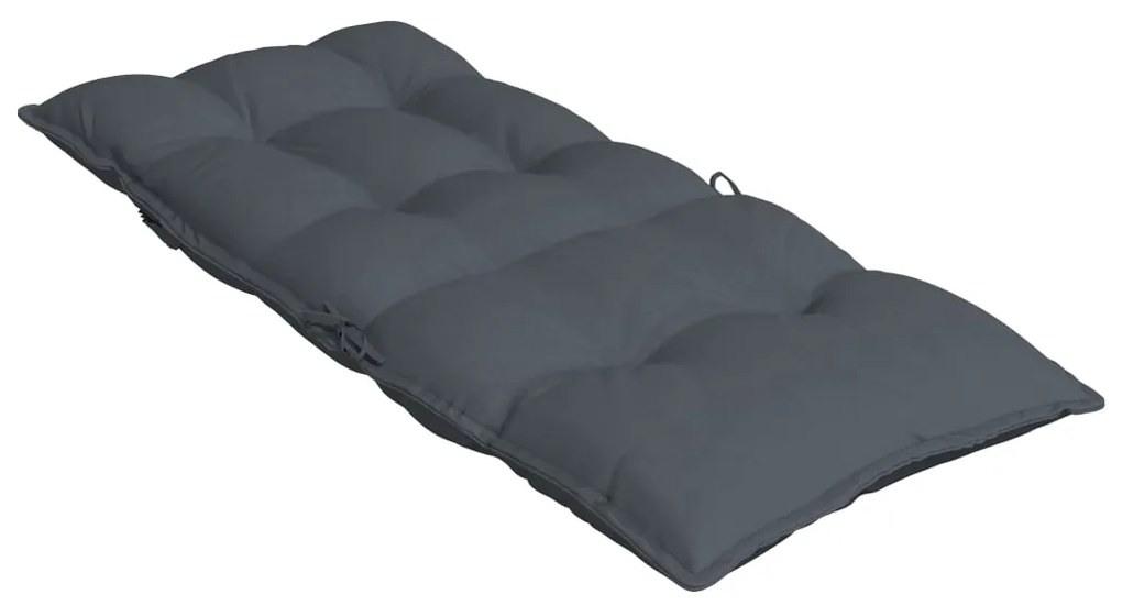 Almofadões p/ cadeira encosto alto 2pcs tecido oxford antracite