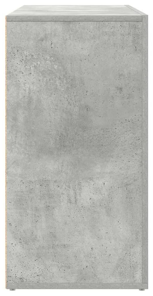 Aparador vidaXL Cinza Concreto Madeira Engenheirada 120 x 36 x 69 cm