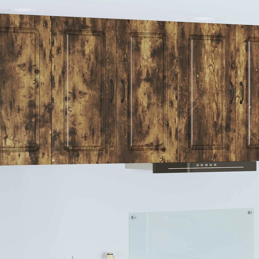 vidaXL Armário de Cozinha Kalmar Carvalho Defumado 80 x 31 x 80 cm