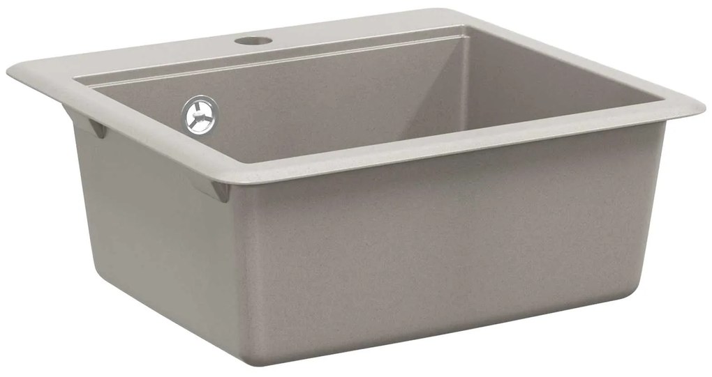 vidaXL Pia Cinzeto 470 x 440 mm Granito