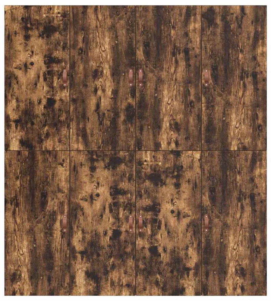 Cama de Armazenamento em Carvalho Fumê 180x200 cm
