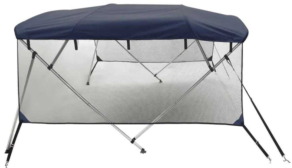 Toldo 4 arcos Bimini paredes malha laterais 243x(200-213)x137cm