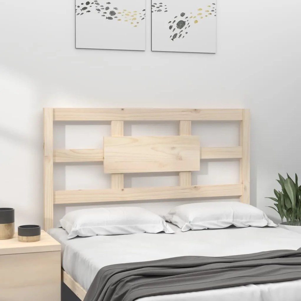 Cabeceira de cama 95,5x4x100 cm pinho maciço