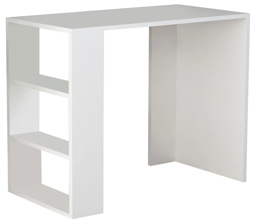 Secretária Netenya – Branco – 90x74x40 cm | Tribo Home