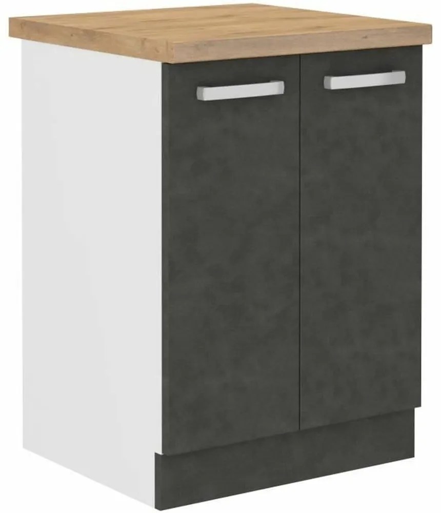 Mobiliário Auxiliar 60 x 51,6 x 85 cm Cinzento