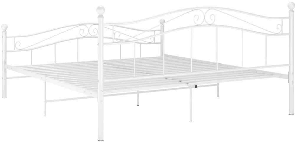 Estrutura de cama 180x200 cm metal branco