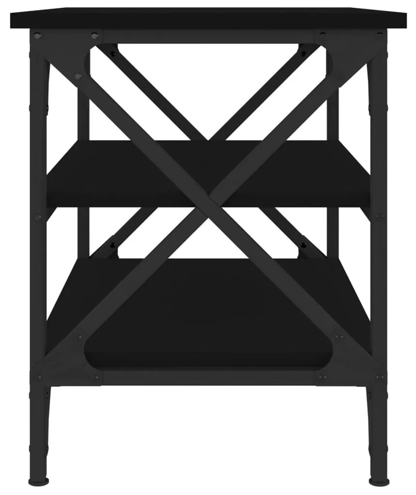 Mesa de apoio 55x38x45 cm derivados de madeira preto