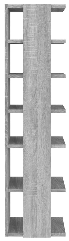 Sapateiras 2pcs 27,5x27x102cm derivados madeira cinzento sonoma