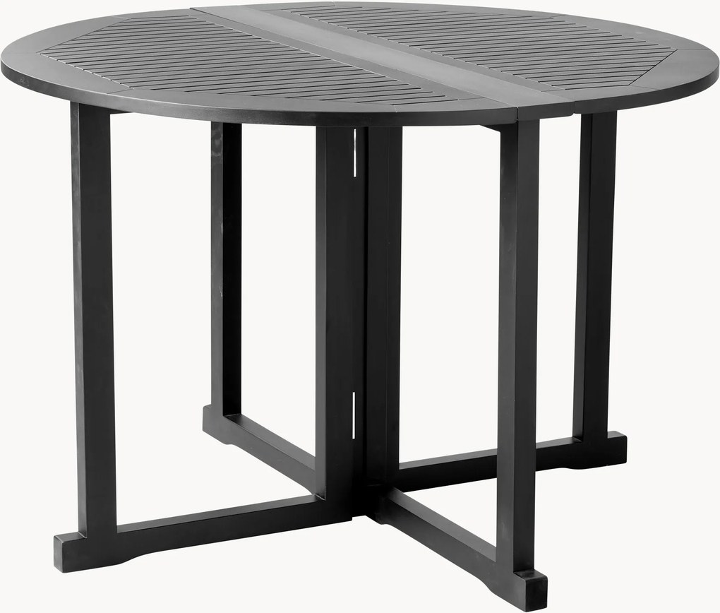 Mesa redonda e dobrável de jardim Butterfly, Ø 110 cm