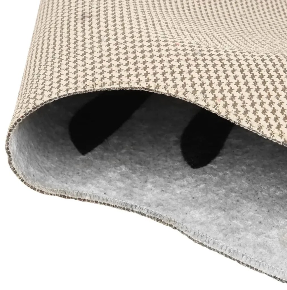 Tapete lavável antiderrapante 120x170 cm zebra preto e branco