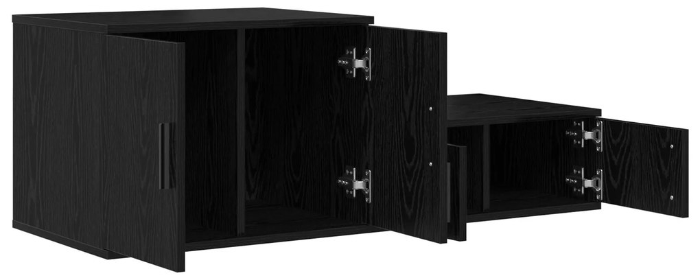 Armário de Armazenamento vidaXL Preto 108x41x40 cm em Madeira Intermed