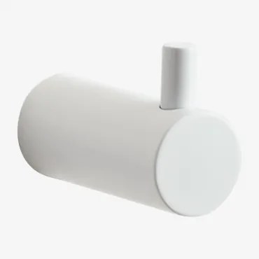 Cabide Para Banheiro Em Aço Inoxidável Devon Branco - Sklum