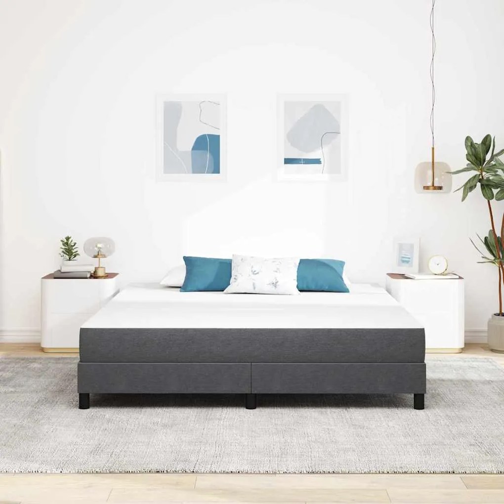Colchão Medium Pocket Spring - Cinza Escuro - 180x200x20 cm Tecido